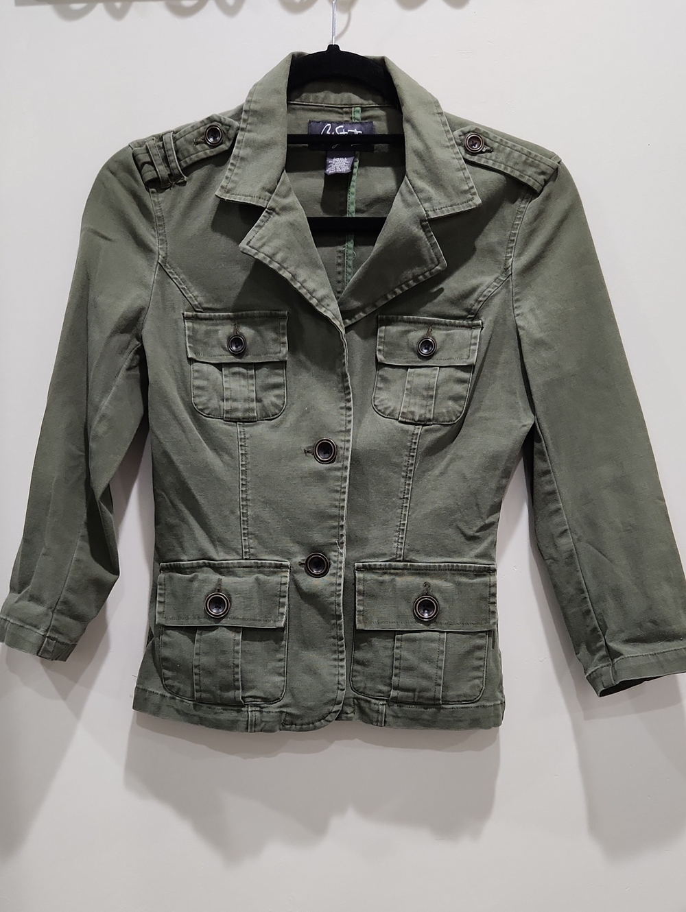 Olive Utility Jacket - Women’s Casual Military-Style Coat